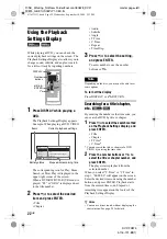 Preview for 22 page of Sony DVP-FX875 Operating Instructions Manual