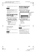 Preview for 23 page of Sony DVP-FX875 Operating Instructions Manual