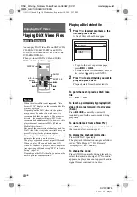 Preview for 30 page of Sony DVP-FX875 Operating Instructions Manual