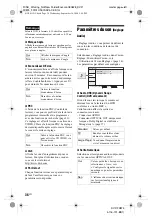 Preview for 86 page of Sony DVP-FX875 Operating Instructions Manual