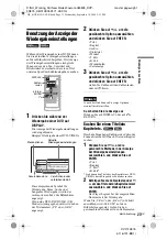 Preview for 123 page of Sony DVP-FX875 Operating Instructions Manual