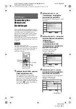 Preview for 134 page of Sony DVP-FX875 Operating Instructions Manual