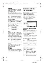 Preview for 136 page of Sony DVP-FX875 Operating Instructions Manual