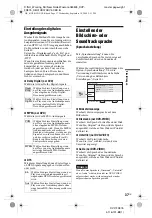 Preview for 137 page of Sony DVP-FX875 Operating Instructions Manual