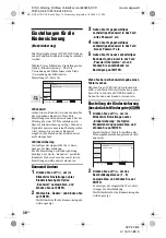 Preview for 138 page of Sony DVP-FX875 Operating Instructions Manual