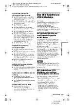 Preview for 145 page of Sony DVP-FX875 Operating Instructions Manual