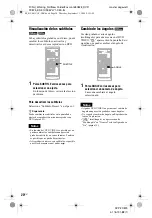 Preview for 172 page of Sony DVP-FX875 Operating Instructions Manual