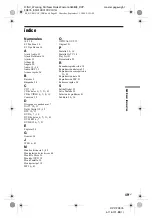 Preview for 201 page of Sony DVP-FX875 Operating Instructions Manual