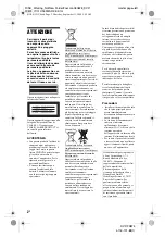 Preview for 202 page of Sony DVP-FX875 Operating Instructions Manual