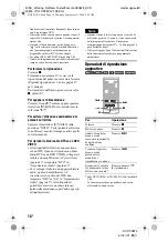 Preview for 218 page of Sony DVP-FX875 Operating Instructions Manual