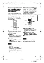 Preview for 219 page of Sony DVP-FX875 Operating Instructions Manual