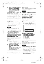 Preview for 224 page of Sony DVP-FX875 Operating Instructions Manual