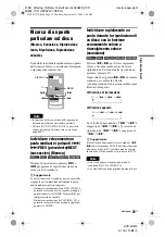 Preview for 225 page of Sony DVP-FX875 Operating Instructions Manual