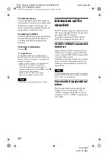 Preview for 232 page of Sony DVP-FX875 Operating Instructions Manual