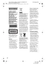 Preview for 252 page of Sony DVP-FX875 Operating Instructions Manual