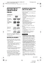 Preview for 257 page of Sony DVP-FX875 Operating Instructions Manual