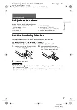 Preview for 259 page of Sony DVP-FX875 Operating Instructions Manual