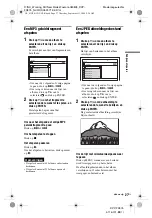 Preview for 277 page of Sony DVP-FX875 Operating Instructions Manual