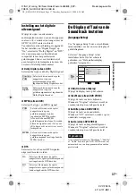 Preview for 287 page of Sony DVP-FX875 Operating Instructions Manual