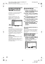 Preview for 288 page of Sony DVP-FX875 Operating Instructions Manual