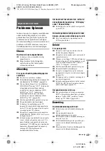 Preview for 293 page of Sony DVP-FX875 Operating Instructions Manual