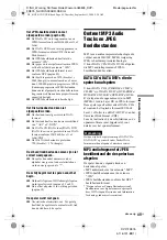 Preview for 295 page of Sony DVP-FX875 Operating Instructions Manual