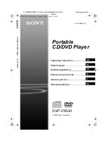 Sony DVP-FX930 Operating Instructions Manual preview