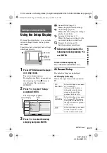 Предварительный просмотр 21 страницы Sony DVP-FX930 Operating Instructions Manual