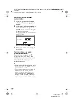 Предварительный просмотр 58 страницы Sony DVP-FX930 Operating Instructions Manual