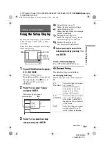 Предварительный просмотр 19 страницы Sony DVP-FX955 Operating Instructions Manual