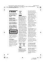 Preview for 96 page of Sony DVP-FX980 Operating Instructions Manual