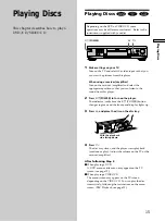 Preview for 15 page of Sony DVP-K330 Operating Instructions Manual