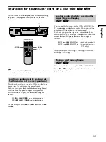 Preview for 17 page of Sony DVP-K330 Operating Instructions Manual