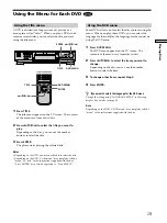 Preview for 19 page of Sony DVP-K330 Operating Instructions Manual