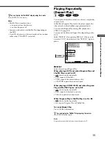 Preview for 35 page of Sony DVP-K330 Operating Instructions Manual