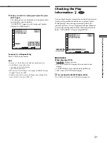 Preview for 37 page of Sony DVP-K330 Operating Instructions Manual