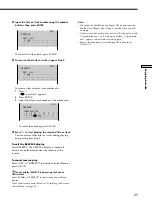 Preview for 45 page of Sony DVP-K330 Operating Instructions Manual