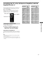 Preview for 57 page of Sony DVP-K330 Operating Instructions Manual