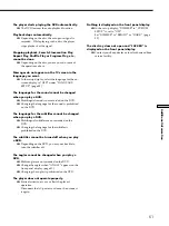 Preview for 61 page of Sony DVP-K330 Operating Instructions Manual