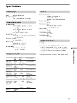 Preview for 63 page of Sony DVP-K330 Operating Instructions Manual