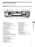 Preview for 67 page of Sony DVP-K330 Operating Instructions Manual