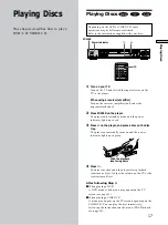 Предварительный просмотр 17 страницы Sony DVP-K360 Operating Instructions Manual