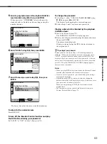 Предварительный просмотр 63 страницы Sony DVP-K360 Operating Instructions Manual