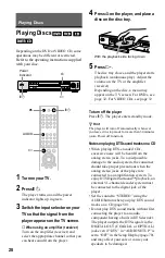 Предварительный просмотр 28 страницы Sony DVP-K370 Operating Instructions Manual