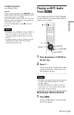 Предварительный просмотр 33 страницы Sony DVP-K370 Operating Instructions Manual