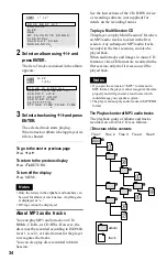 Предварительный просмотр 34 страницы Sony DVP-K370 Operating Instructions Manual