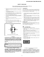 Предварительный просмотр 3 страницы Sony DVP-K56P Service Manual