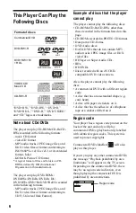 Preview for 6 page of Sony DVP-K68P Operating Instructions Manual