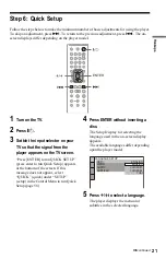 Preview for 21 page of Sony DVP-K68P Operating Instructions Manual