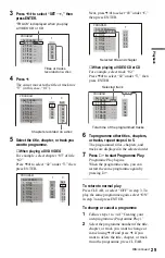 Preview for 29 page of Sony DVP-K68P Operating Instructions Manual